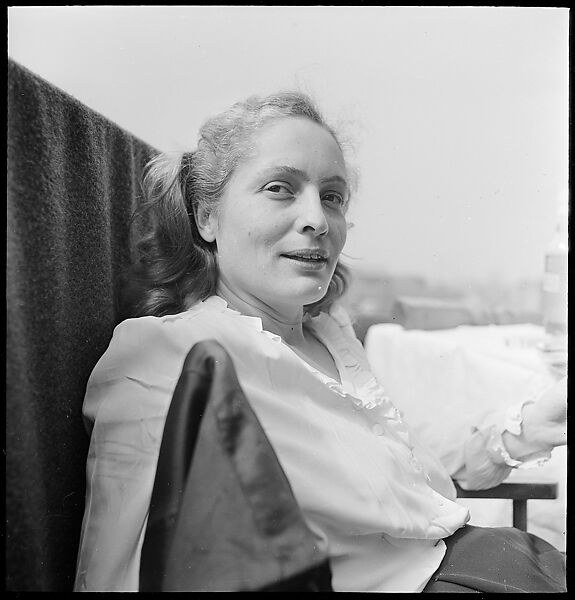 [36 Portraits of Eleanor Clark on Roof of 441 East 92nd Street Apartment Building, New York City], Walker Evans (American, St. Louis, Missouri 1903–1975 New Haven, Connecticut), Film negative