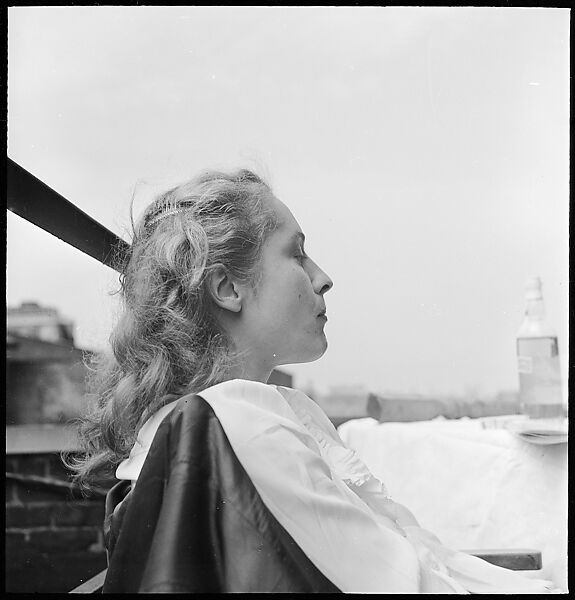 [36 Portraits of Eleanor Clark on Roof of 441 East 92nd Street Apartment Building, New York City], Walker Evans (American, St. Louis, Missouri 1903–1975 New Haven, Connecticut), Film negative
