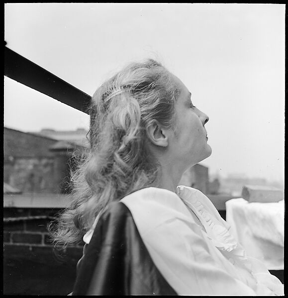 [36 Portraits of Eleanor Clark on Roof of 441 East 92nd Street Apartment Building, New York City], Walker Evans (American, St. Louis, Missouri 1903–1975 New Haven, Connecticut), Film negative