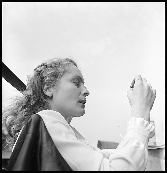 [36 Portraits of Eleanor Clark on Roof of 441 East 92nd Street Apartment Building, New York City], Walker Evans (American, St. Louis, Missouri 1903–1975 New Haven, Connecticut), Film negative