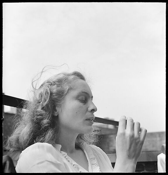 [36 Portraits of Eleanor Clark on Roof of 441 East 92nd Street Apartment Building, New York City], Walker Evans (American, St. Louis, Missouri 1903–1975 New Haven, Connecticut), Film negative