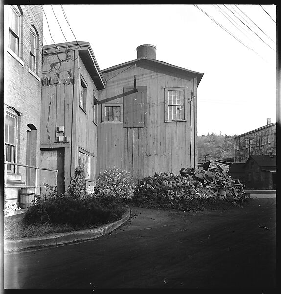 [19 Views of Collins Knife Company Building and Environs, Unidentified Related Portrait Session, and Views of Collinsville, Connecticut, Commissioned by Fortune Magazine for "Collins Co., Collinsville, Connecticut", Published January 1946], Walker Evans (American, St. Louis, Missouri 1903–1975 New Haven, Connecticut), Film negative