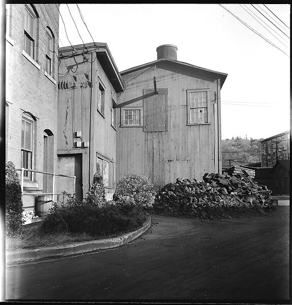 [19 Views of Collins Knife Company Building and Environs, Unidentified Related Portrait Session, and Views of Collinsville, Connecticut, Commissioned by Fortune Magazine for "Collins Co., Collinsville, Connecticut", Published January 1946], Walker Evans (American, St. Louis, Missouri 1903–1975 New Haven, Connecticut), Film negative