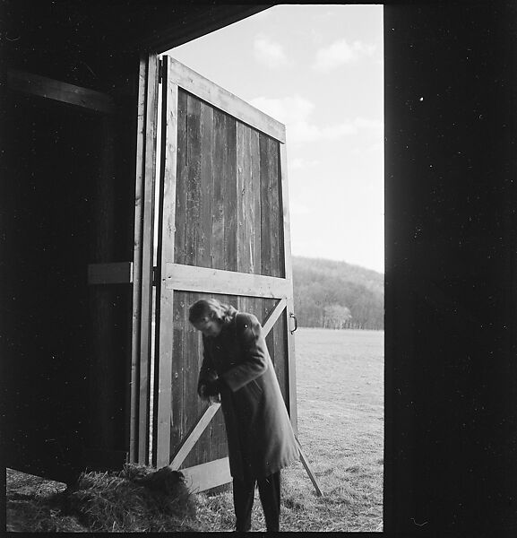 [20 Portraits of Eleanor Clark In and Around Barn, Roxbury, Connecticut], Walker Evans (American, St. Louis, Missouri 1903–1975 New Haven, Connecticut), Film negative