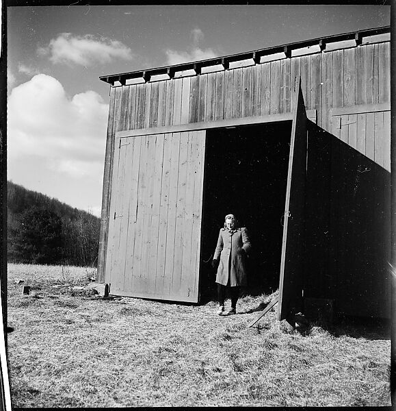 [20 Portraits of Eleanor Clark In and Around Barn, Roxbury, Connecticut], Walker Evans (American, St. Louis, Missouri 1903–1975 New Haven, Connecticut), Film negative