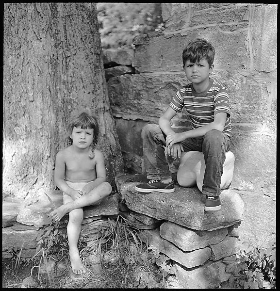 [12 Portraits of Voorhees Children, Old Lyme, Connecticut], Walker Evans (American, St. Louis, Missouri 1903–1975 New Haven, Connecticut), Film negative 