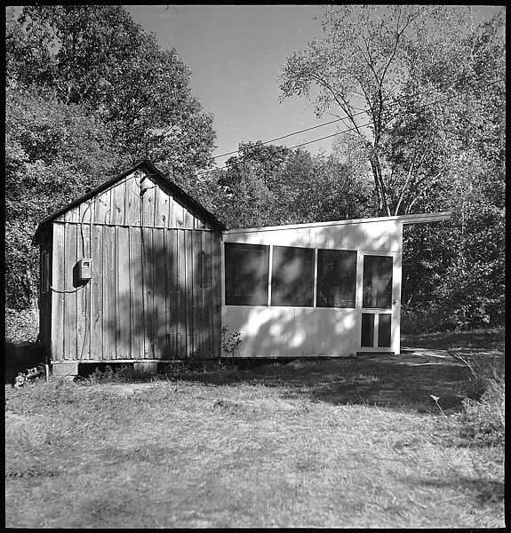 [38 Portraits and Views: Michael Voorhees (14) and Walker Evans' Studio Addition Under Construction (24), Old Lyme, Connecticut], Walker Evans (American, St. Louis, Missouri 1903–1975 New Haven, Connecticut), Film negative