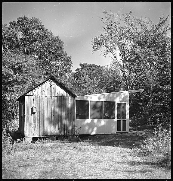 [38 Portraits and Views: Michael Voorhees (14) and Walker Evans' Studio Addition Under Construction (24), Old Lyme, Connecticut], Walker Evans (American, St. Louis, Missouri 1903–1975 New Haven, Connecticut), Film negative