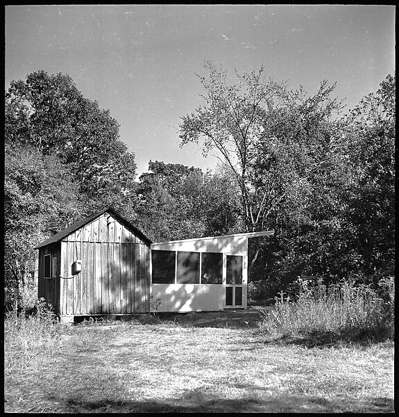 [38 Portraits and Views: Michael Voorhees (14) and Walker Evans' Studio Addition Under Construction (24), Old Lyme, Connecticut], Walker Evans (American, St. Louis, Missouri 1903–1975 New Haven, Connecticut), Film negative