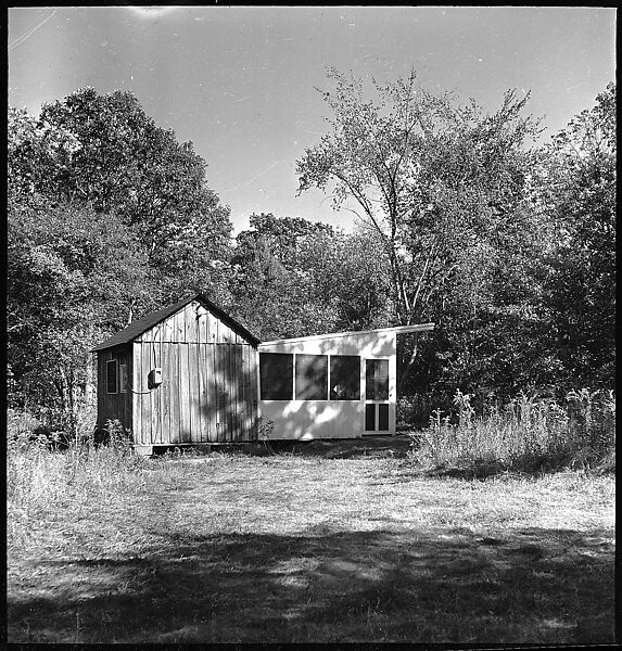 [38 Portraits and Views: Michael Voorhees (14) and Walker Evans' Studio Addition Under Construction (24), Old Lyme, Connecticut], Walker Evans (American, St. Louis, Missouri 1903–1975 New Haven, Connecticut), Film negative