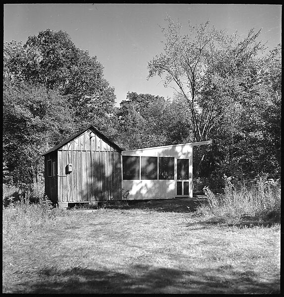 [38 Portraits and Views: Michael Voorhees (14) and Walker Evans' Studio Addition Under Construction (24), Old Lyme, Connecticut], Walker Evans (American, St. Louis, Missouri 1903–1975 New Haven, Connecticut), Film negative