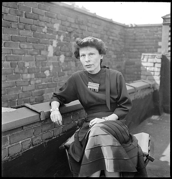 [48 Portraits of Either Mary Gleason or Ann Eisner on Roof of 441 East 92nd Street, New York City], Walker Evans (American, St. Louis, Missouri 1903–1975 New Haven, Connecticut), Film negative 