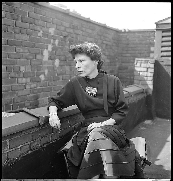 [48 Portraits of Either Mary Gleason or Ann Eisner on Roof of 441 East 92nd Street, New York City], Walker Evans (American, St. Louis, Missouri 1903–1975 New Haven, Connecticut), Film negative