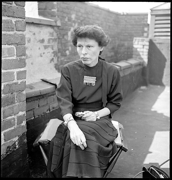 [48 Portraits of Either Mary Gleason or Ann Eisner on Roof of 441 East 92nd Street, New York City], Walker Evans (American, St. Louis, Missouri 1903–1975 New Haven, Connecticut), Film negative