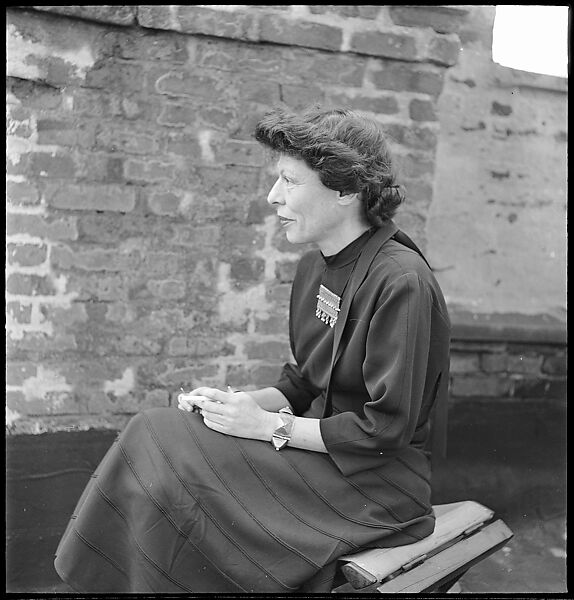 [48 Portraits of Either Mary Gleason or Ann Eisner on Roof of 441 East 92nd Street, New York City], Walker Evans (American, St. Louis, Missouri 1903–1975 New Haven, Connecticut), Film negative