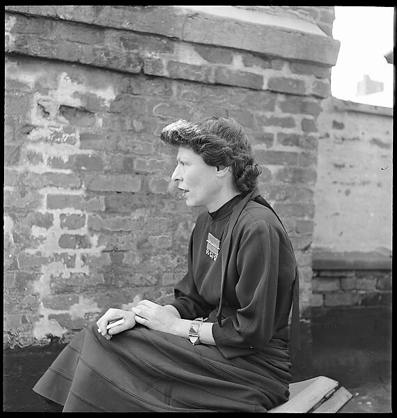 [48 Portraits of Either Mary Gleason or Ann Eisner on Roof of 441 East 92nd Street, New York City], Walker Evans (American, St. Louis, Missouri 1903–1975 New Haven, Connecticut), Film negative