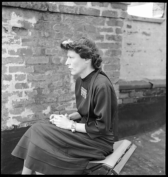 [48 Portraits of Either Mary Gleason or Ann Eisner on Roof of 441 East 92nd Street, New York City], Walker Evans (American, St. Louis, Missouri 1903–1975 New Haven, Connecticut), Film negative
