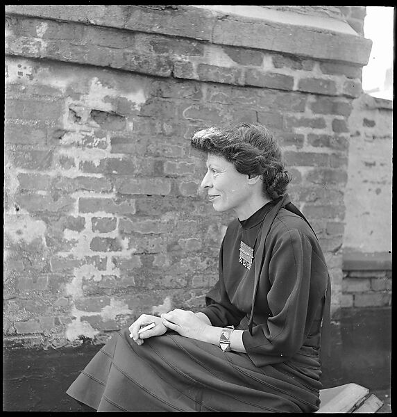[48 Portraits of Either Mary Gleason or Ann Eisner on Roof of 441 East 92nd Street, New York City], Walker Evans (American, St. Louis, Missouri 1903–1975 New Haven, Connecticut), Film negative
