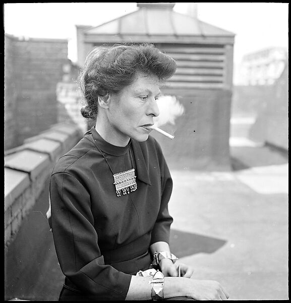[48 Portraits of Either Mary Gleason or Ann Eisner on Roof of 441 East 92nd Street, New York City], Walker Evans (American, St. Louis, Missouri 1903–1975 New Haven, Connecticut), Film negative