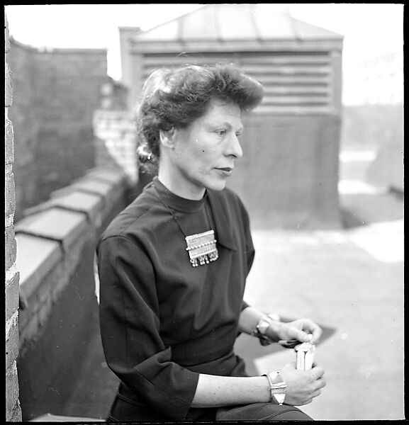 [48 Portraits of Either Mary Gleason or Ann Eisner on Roof of 441 East 92nd Street, New York City], Walker Evans (American, St. Louis, Missouri 1903–1975 New Haven, Connecticut), Film negative