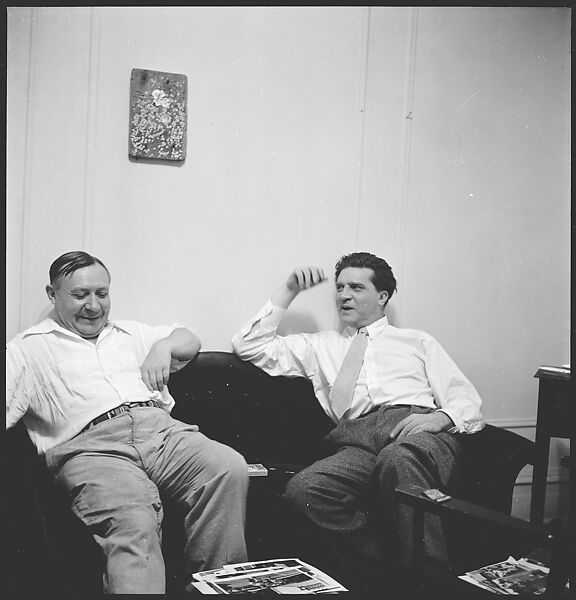 [12 Portraits of Two Unidentified Men Seated in Walker Evans' Apartment at 441 East 92nd Street, New York City], Walker Evans (American, St. Louis, Missouri 1903–1975 New Haven, Connecticut), Film negative