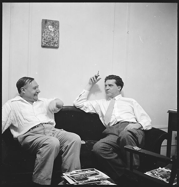 [12 Portraits of Two Unidentified Men Seated in Walker Evans' Apartment at 441 East 92nd Street, New York City], Walker Evans (American, St. Louis, Missouri 1903–1975 New Haven, Connecticut), Film negative