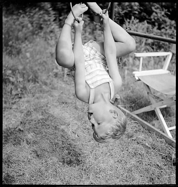 [7 Portraits of Unidentified Boy on Lawn and Cat], Walker Evans (American, St. Louis, Missouri 1903–1975 New Haven, Connecticut), Film negative