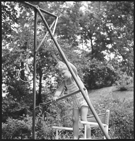 [7 Portraits of Unidentified Boy on Lawn and Cat], Walker Evans (American, St. Louis, Missouri 1903–1975 New Haven, Connecticut), Film negative