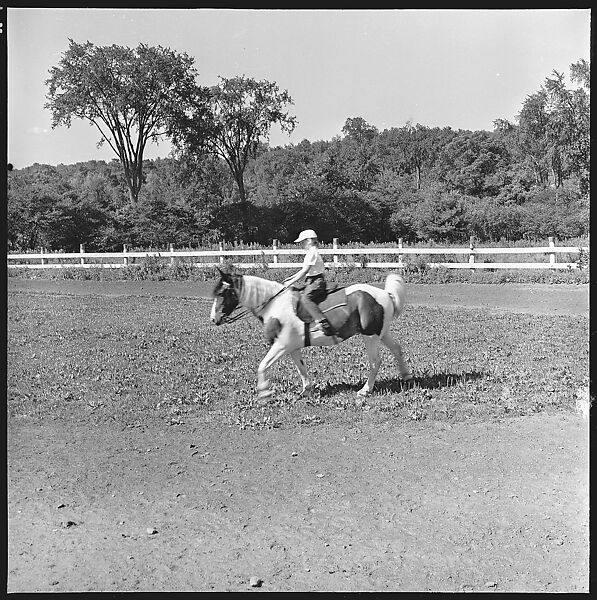 [8 Views of Mabry Child's Riding Lesson, Stockbridge, Massachusetts], Walker Evans (American, St. Louis, Missouri 1903–1975 New Haven, Connecticut), Film negative