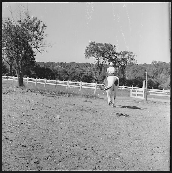[8 Views of Mabry Child's Riding Lesson, Stockbridge, Massachusetts], Walker Evans (American, St. Louis, Missouri 1903–1975 New Haven, Connecticut), Film negative