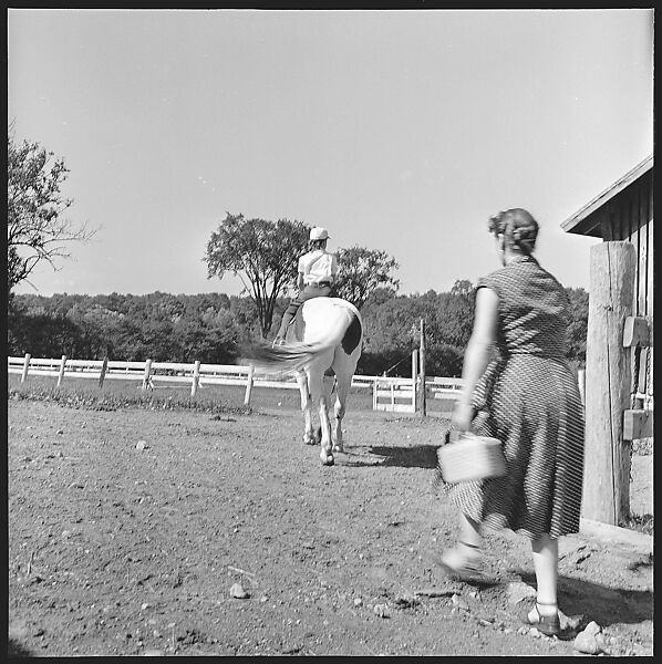 [8 Views of Mabry Child's Riding Lesson, Stockbridge, Massachusetts], Walker Evans (American, St. Louis, Missouri 1903–1975 New Haven, Connecticut), Film negative