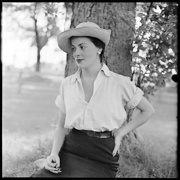 [11 Portraits of Carla Grissman, Old Lyme Golf Club, Connecticut], Walker Evans (American, St. Louis, Missouri 1903–1975 New Haven, Connecticut), Film negative