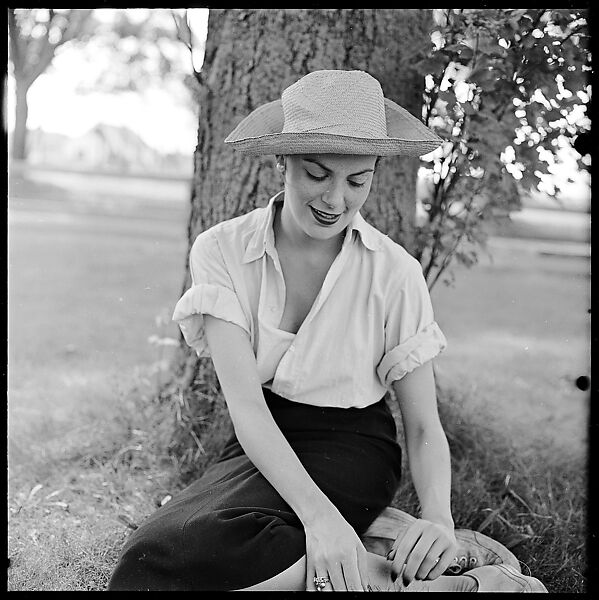 [11 Portraits of Carla Grissman, Old Lyme Golf Club, Connecticut], Walker Evans (American, St. Louis, Missouri 1903–1975 New Haven, Connecticut), Film negative