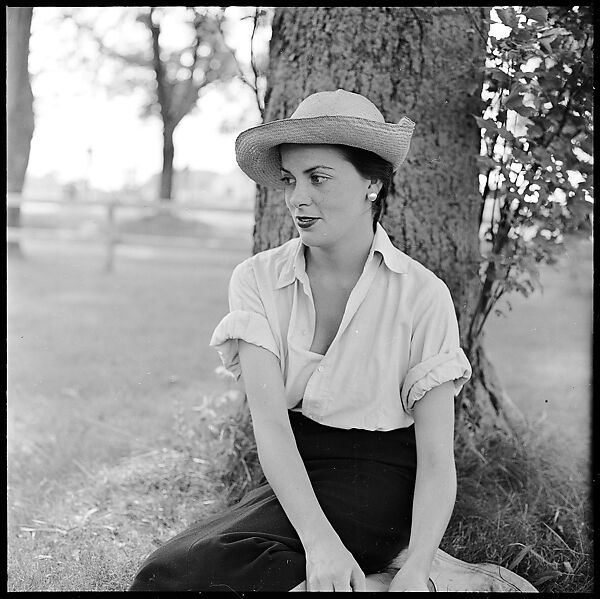 [11 Portraits of Carla Grissman, Old Lyme Golf Club, Connecticut], Walker Evans (American, St. Louis, Missouri 1903–1975 New Haven, Connecticut), Film negative