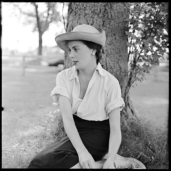 [11 Portraits of Carla Grissman, Old Lyme Golf Club, Connecticut], Walker Evans (American, St. Louis, Missouri 1903–1975 New Haven, Connecticut), Film negative