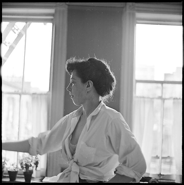 [12 Portraits of Jane Smith Evans Painting, New York City], Walker Evans (American, St. Louis, Missouri 1903–1975 New Haven, Connecticut), Film negative