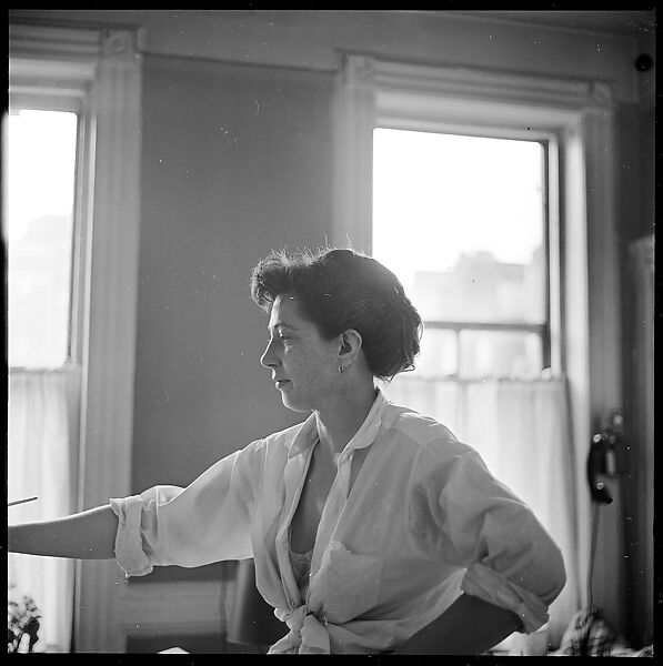[12 Portraits of Jane Smith Evans Painting, New York City], Walker Evans (American, St. Louis, Missouri 1903–1975 New Haven, Connecticut), Film negative