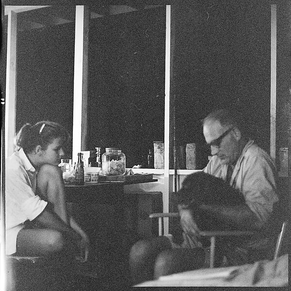 [57 Portraits and Views: Walker Evans, Clark and Billie Voorhees on Boat (24), Boats on Water (21), and Unidentified Man and Woman, Old Lyme, Connecticut (12)], Walker Evans (American, St. Louis, Missouri 1903–1975 New Haven, Connecticut), Film negative