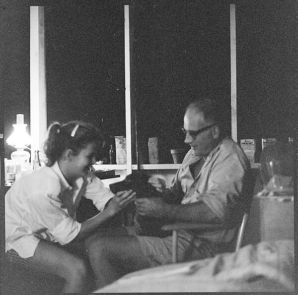 [57 Portraits and Views: Walker Evans, Clark and Billie Voorhees on Boat (24), Boats on Water (21), and Unidentified Man and Woman, Old Lyme, Connecticut (12)], Walker Evans (American, St. Louis, Missouri 1903–1975 New Haven, Connecticut), Film negative
