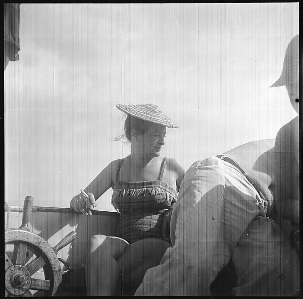 [57 Portraits and Views: Walker Evans, Clark and Billie Voorhees on Boat (24), Boats on Water (21), and Unidentified Man and Woman, Old Lyme, Connecticut (12)], Walker Evans (American, St. Louis, Missouri 1903–1975 New Haven, Connecticut), Film negative