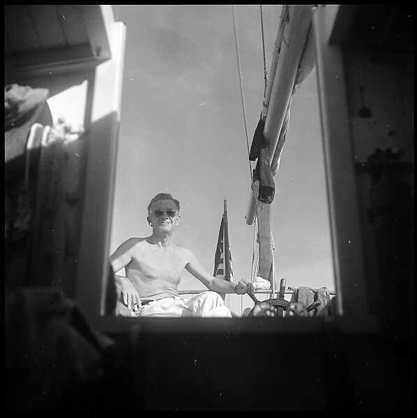 [57 Portraits and Views: Walker Evans, Clark and Billie Voorhees on Boat (24), Boats on Water (21), and Unidentified Man and Woman, Old Lyme, Connecticut (12)], Walker Evans (American, St. Louis, Missouri 1903–1975 New Haven, Connecticut), Film negative