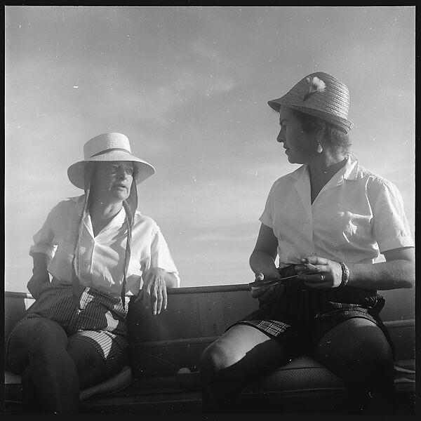 [57 Portraits and Views: Walker Evans, Clark and Billie Voorhees on Boat (24), Boats on Water (21), and Unidentified Man and Woman, Old Lyme, Connecticut (12)], Walker Evans (American, St. Louis, Missouri 1903–1975 New Haven, Connecticut), Film negative