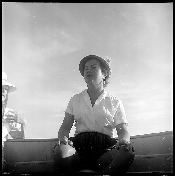 [57 Portraits and Views: Walker Evans, Clark and Billie Voorhees on Boat (24), Boats on Water (21), and Unidentified Man and Woman, Old Lyme, Connecticut (12)], Walker Evans (American, St. Louis, Missouri 1903–1975 New Haven, Connecticut), Film negative