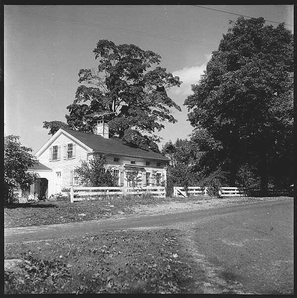[12 Views and Studies: Voorhees House, Old Lyme, Connecticut (9), and Racetrack Scenes (3)], Walker Evans (American, St. Louis, Missouri 1903–1975 New Haven, Connecticut), Film negative