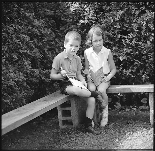 [58 Portraits and Studies: Leslie Thompson's Children (35) and Gothic Revival Church (23), Ipswich, Massachusetts], Walker Evans (American, St. Louis, Missouri 1903–1975 New Haven, Connecticut), Film negative