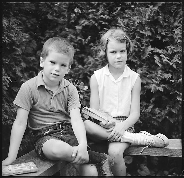 [58 Portraits and Studies: Leslie Thompson's Children (35) and Gothic Revival Church (23), Ipswich, Massachusetts], Walker Evans (American, St. Louis, Missouri 1903–1975 New Haven, Connecticut), Film negative