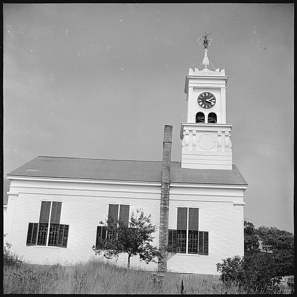 [58 Portraits and Studies: Leslie Thompson's Children (35) and Gothic Revival Church (23), Ipswich, Massachusetts], Walker Evans (American, St. Louis, Missouri 1903–1975 New Haven, Connecticut), Film negative