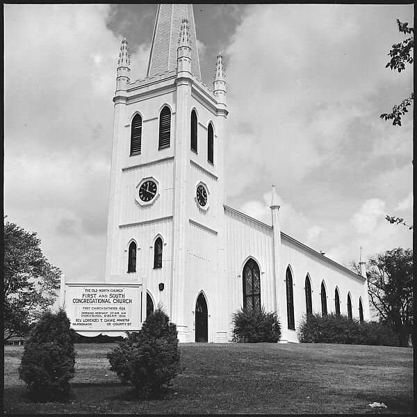 [58 Portraits and Studies: Leslie Thompson's Children (35) and Gothic Revival Church (23), Ipswich, Massachusetts], Walker Evans (American, St. Louis, Missouri 1903–1975 New Haven, Connecticut), Film negative