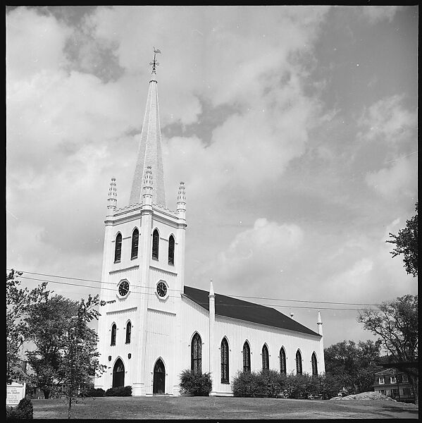 [58 Portraits and Studies: Leslie Thompson's Children (35) and Gothic Revival Church (23), Ipswich, Massachusetts], Walker Evans (American, St. Louis, Missouri 1903–1975 New Haven, Connecticut), Film negative