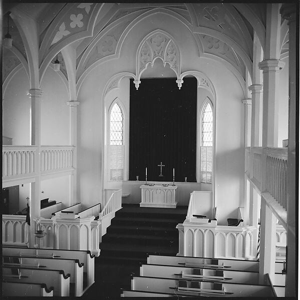 [58 Portraits and Studies: Leslie Thompson's Children (35) and Gothic Revival Church (23), Ipswich, Massachusetts], Walker Evans (American, St. Louis, Missouri 1903–1975 New Haven, Connecticut), Film negative